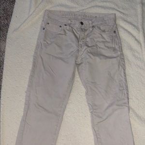 Cream Mens American Eagle Skinny Jeans